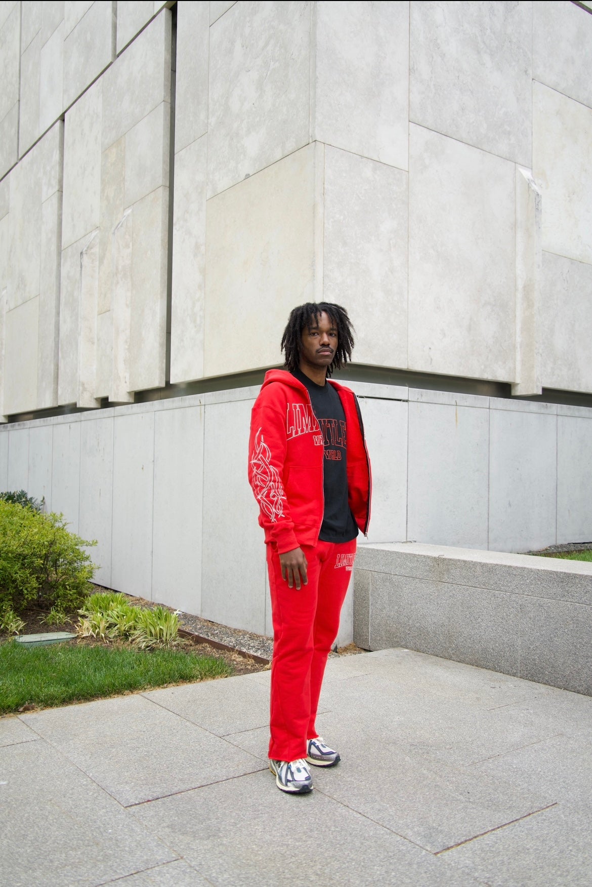 RED TRIBAL SWEATSUIT