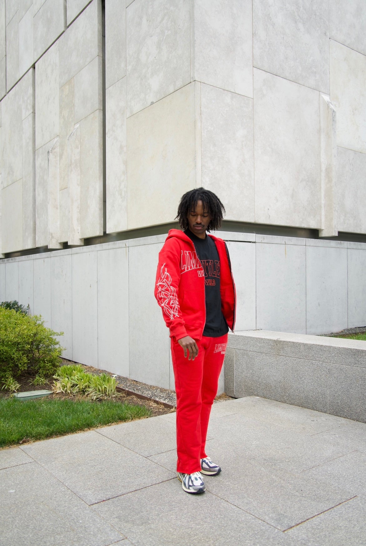 RED TRIBAL SWEATSUIT